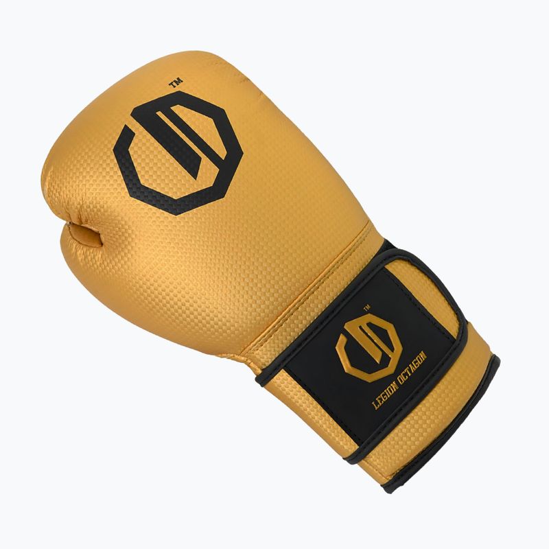 Guantoni da boxe Octagon Legion Kevlar + gold bag 3