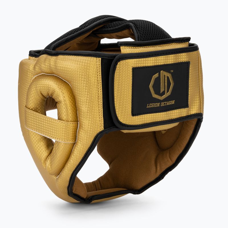 Casco da boxe Octagon Legion Kevlar gold 3