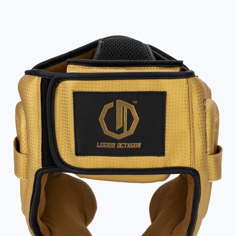 Casco da boxe Octagon Legion Kevlar gold 4