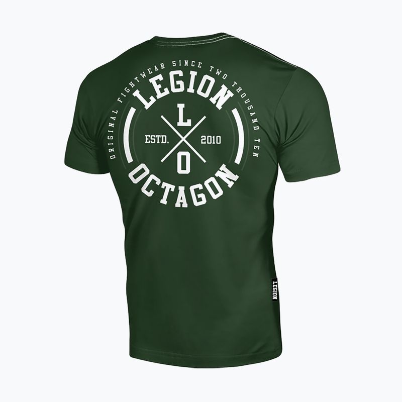T-shirt da uomo Octagon Legion LO bottle green 2