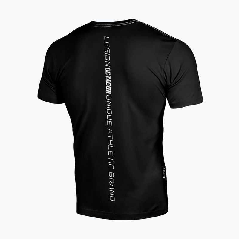 T-shirt da uomo Octagon Legion Unique black/white 2