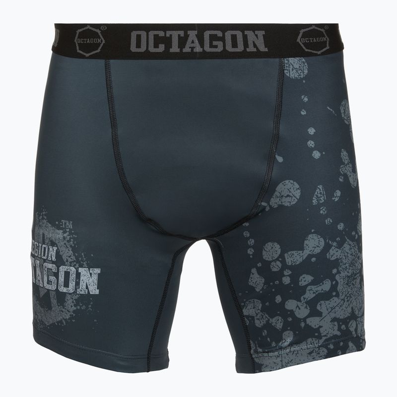 Pantaloncini da allenamento uomo Octagon Legion Grunge black/grey