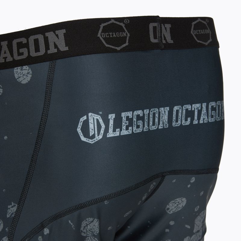 Pantaloncini da allenamento uomo Octagon Legion Grunge black/grey 4