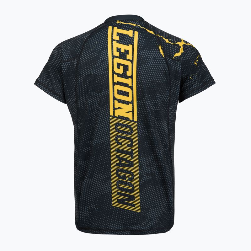 Rashguard da uomo Octagon Legion Premium black/yellow 2