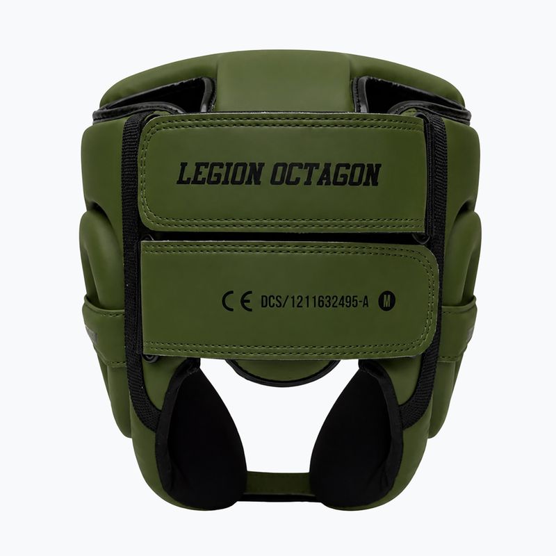 Casco da boxe Octagon Legion Enforcer dark green 2