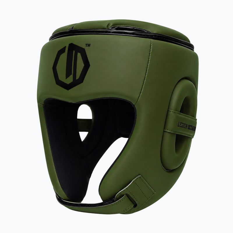 Casco da boxe Octagon Legion Enforcer dark green 3