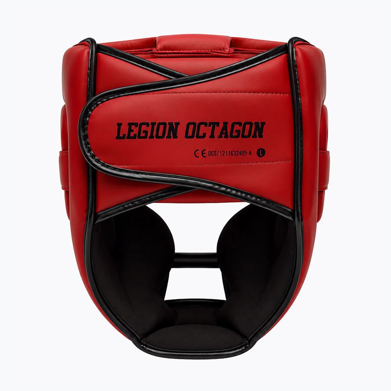 Casco da boxe Octagon Legion Guardox 2w1 red 3