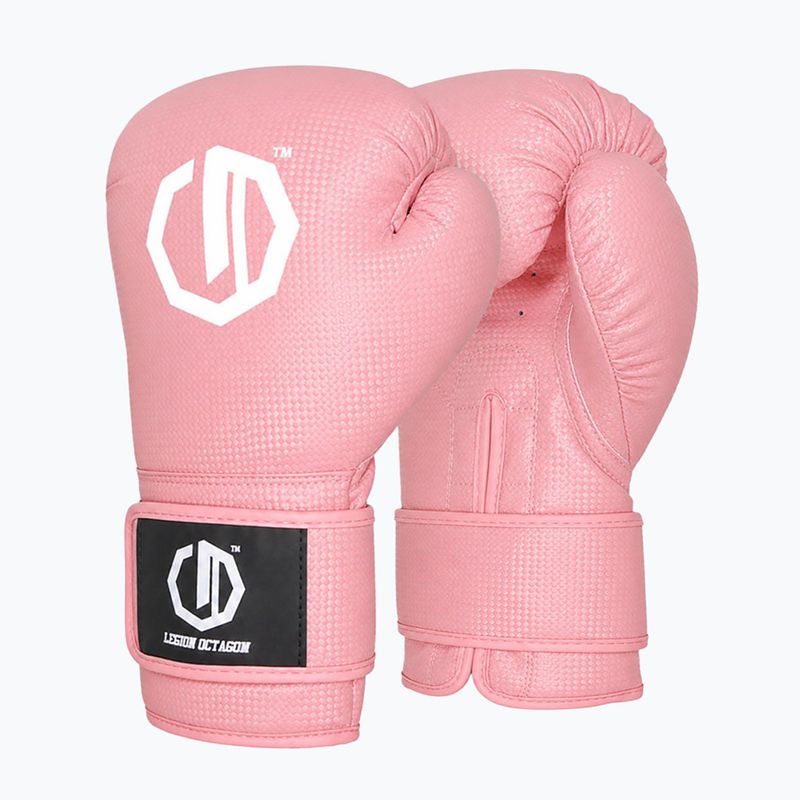 Guantoni da boxe da donna Octagon Legion Kevlar powder pink 2