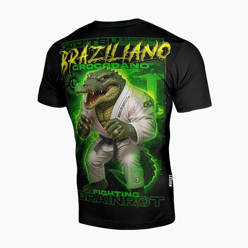 T-shirt da uomo Octagon Legion Brainrot Braziliano Crocodano black/multicolor 2
