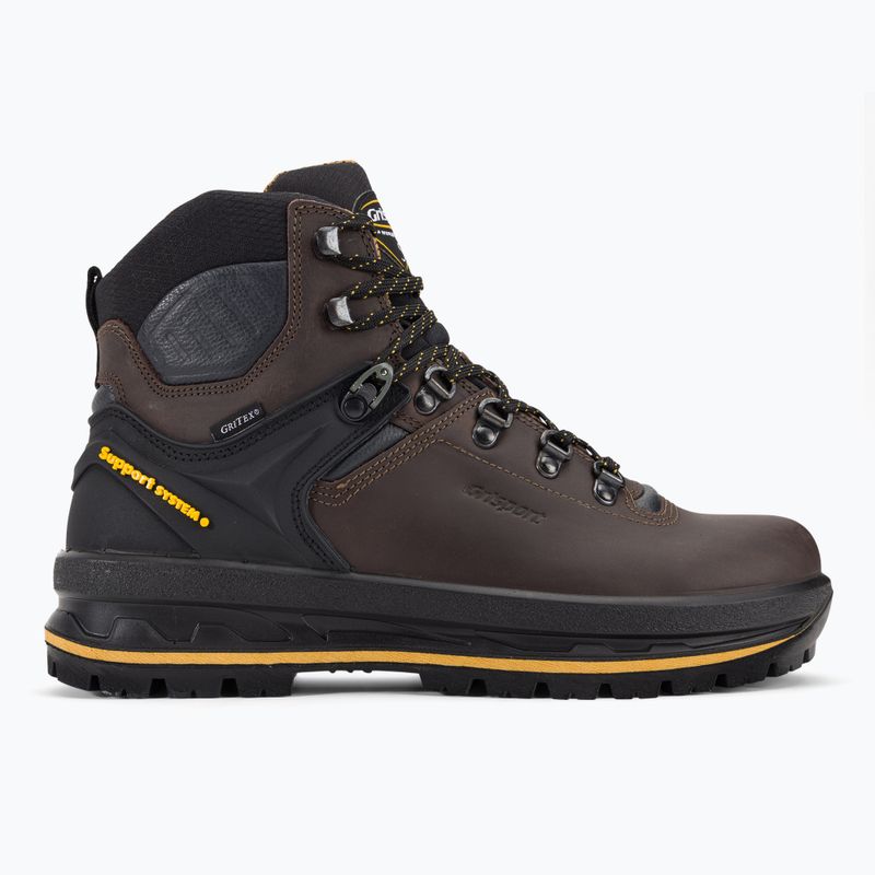 Scarponi da trekking Grisport da uomo 15003DV5G marrone scuro 2