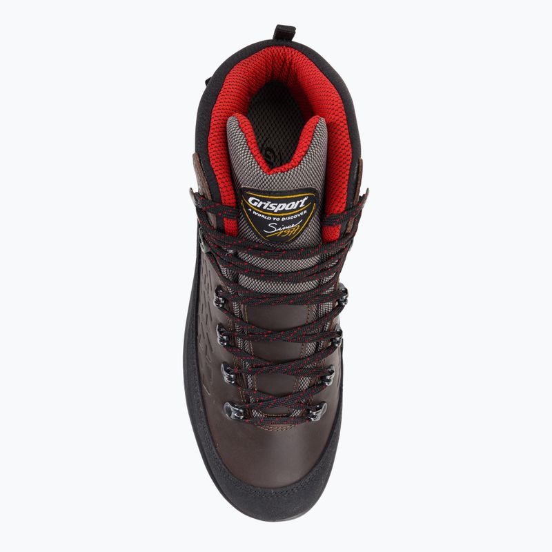 Scarponi da trekking Grisport da uomo 15011DV7G marrone scuro 6