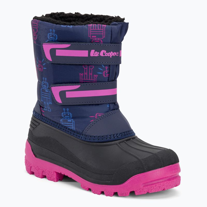 Stivali da neve Lee Cooper per bambini LCJ-23-44-2007 blu/fucsia