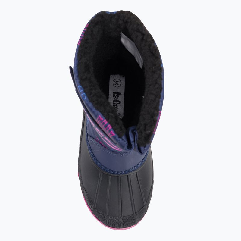 Stivali da neve Lee Cooper per bambini LCJ-23-44-2007 blu/fucsia 6