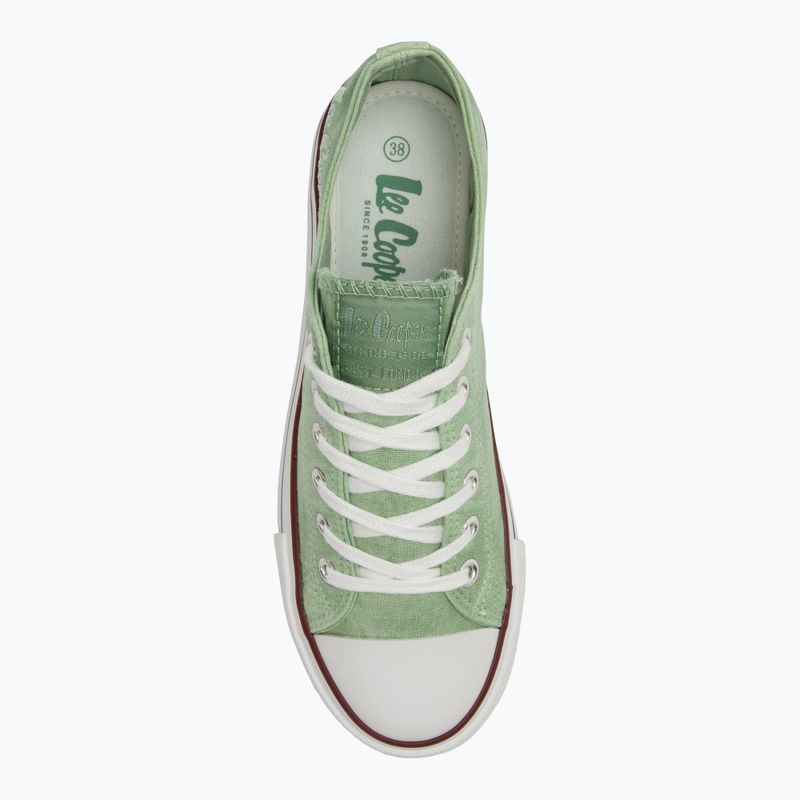 Scarpe da ginnastica Lee Cooper da donna LCW-24-31-2217LA verde menta 6