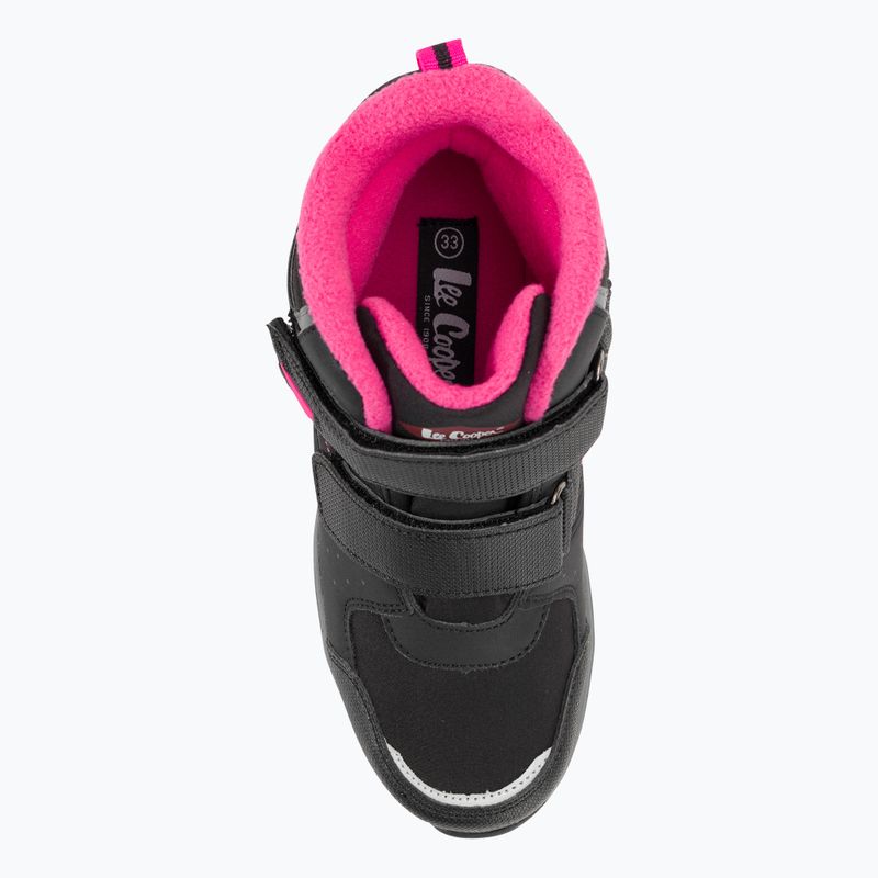 Stivali da neve Lee Cooper per bambini LCJ-23-01-2061 nero/fucsia 6
