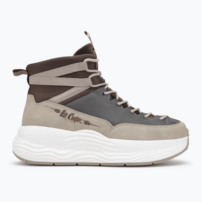 Stivali Lee Cooper da donna LCJ-25-47-3989L marrone/grigio 2