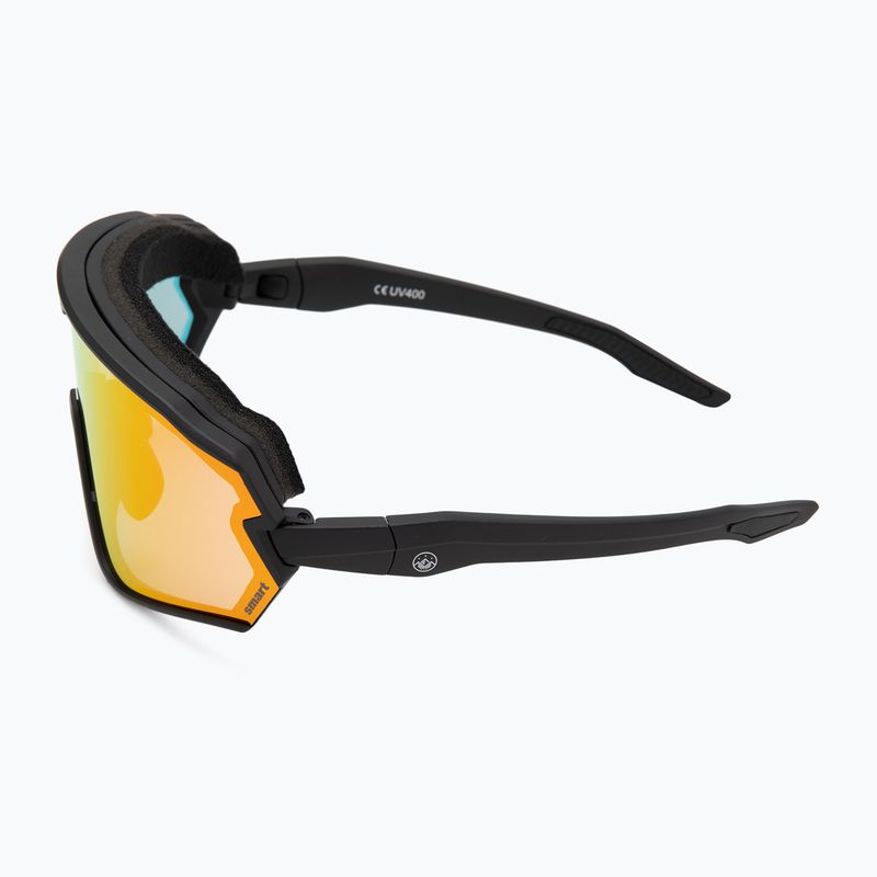 Occhiali da sole fotocromatici Tripout Infinity nero/rosso intelligente 4