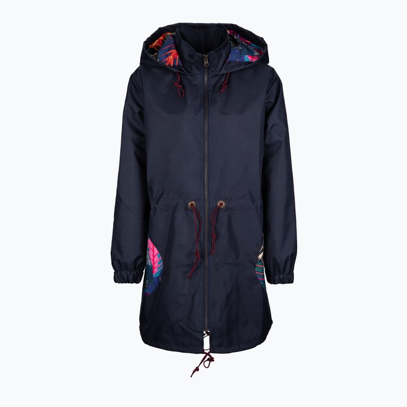 Giacca da pioggia Waikane Vibe Blue Zebra Parka da donna