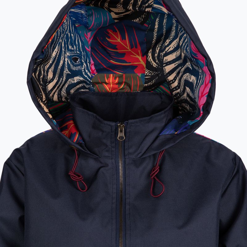 Giacca da pioggia Waikane Vibe Blue Zebra Parka da donna 3