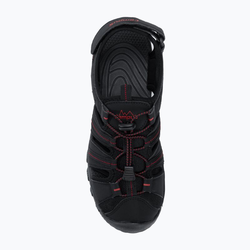 Sandali da trekking da uomo CampuS Carlit nero/rosso 5