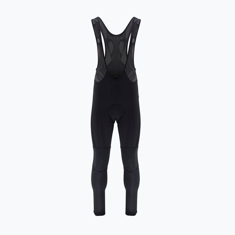 Pantaloni da ciclismo Quest Manzolo Thermo neri da uomo