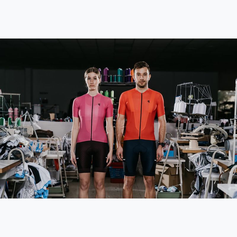 Maglia da ciclismo Quest Superfly arancione da uomo 3