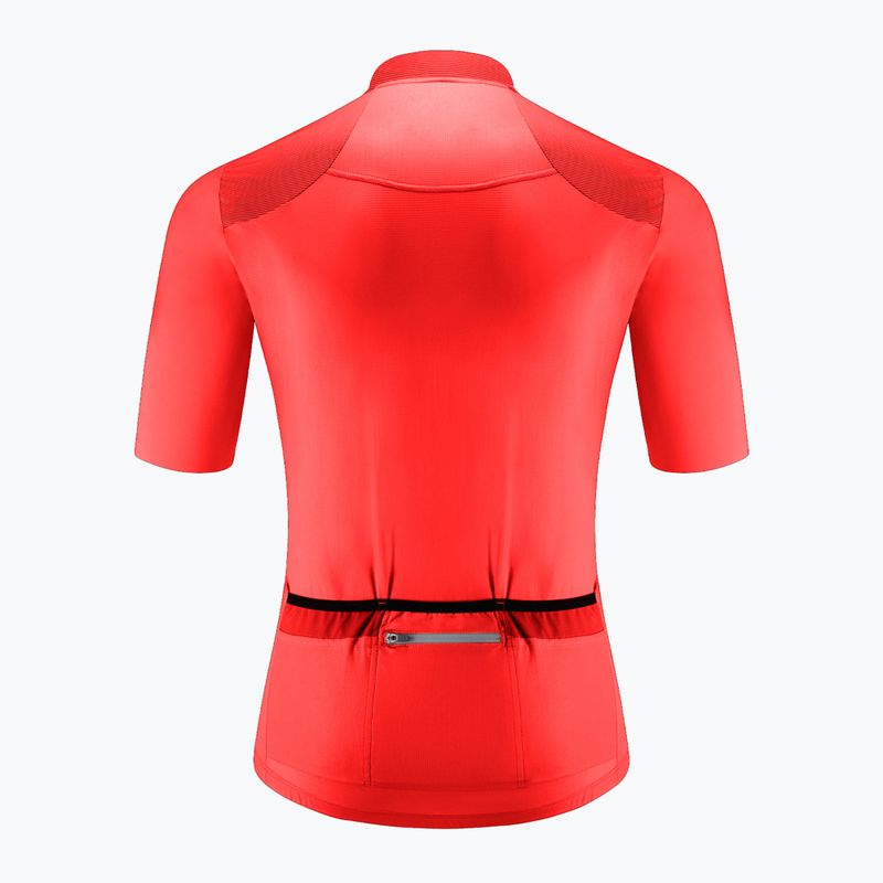 Maglia da ciclismo Quest Adventure da uomo, rosso 2