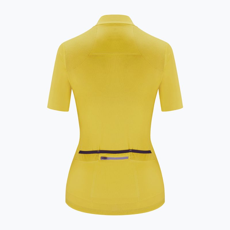 Maglia ciclismo donna Quest Adventure giallo 2