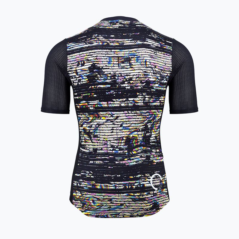 Maglia da ciclismo Quest Defeqt uomo nero/multicolore 2