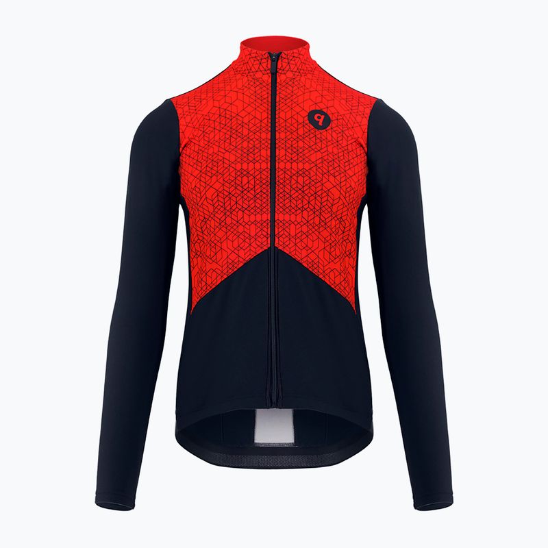 Felpa da ciclismo da uomo Quest Tokyo rosso