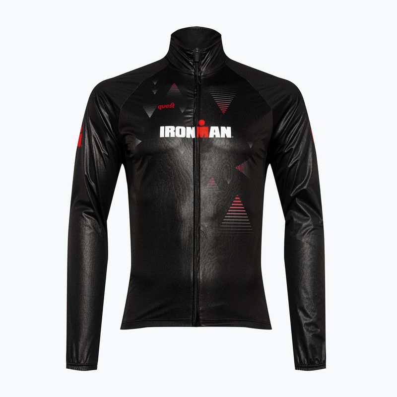 Giacca da ciclismo da uomo Quest Pro Iron Man nero