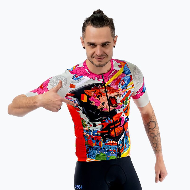 Maglia da ciclismo Quest Tiger da uomo
