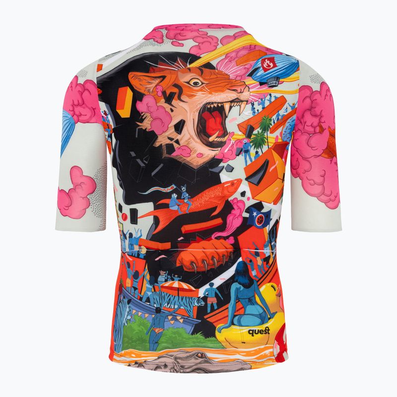 Maglia da ciclismo Quest Tiger da uomo 6
