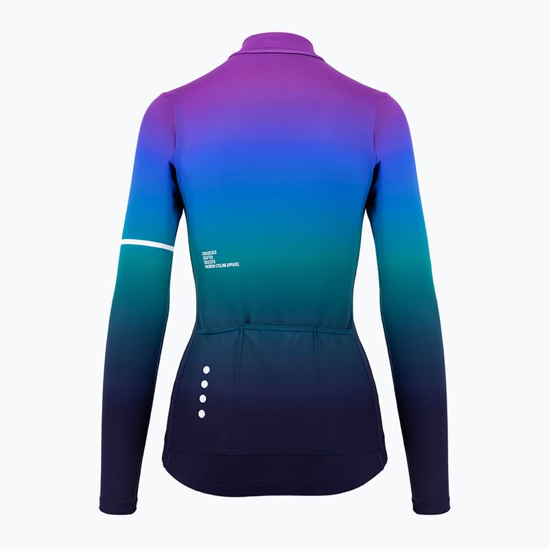 Felpa ciclismo donna Quest Amethyst blu 2