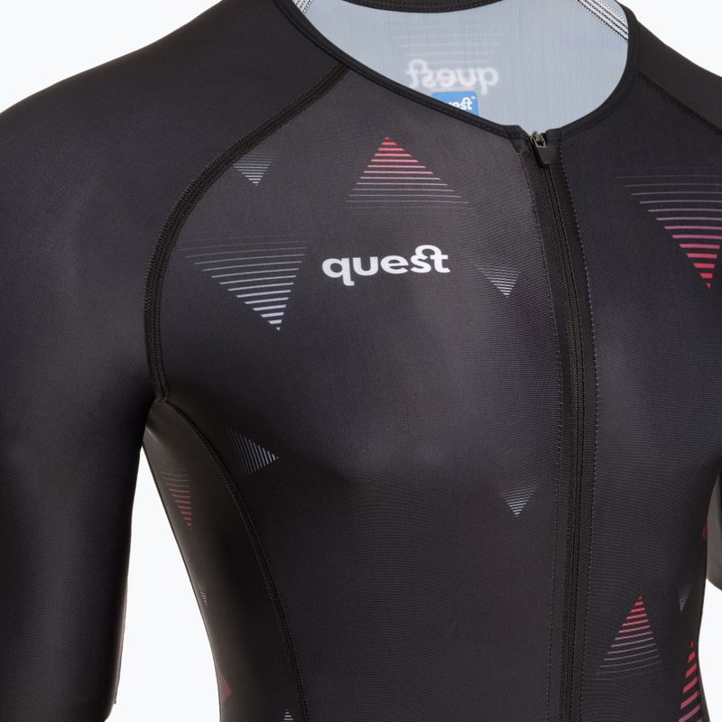 Tuta da triathlon Quest Aerofit Base nera da uomo 3