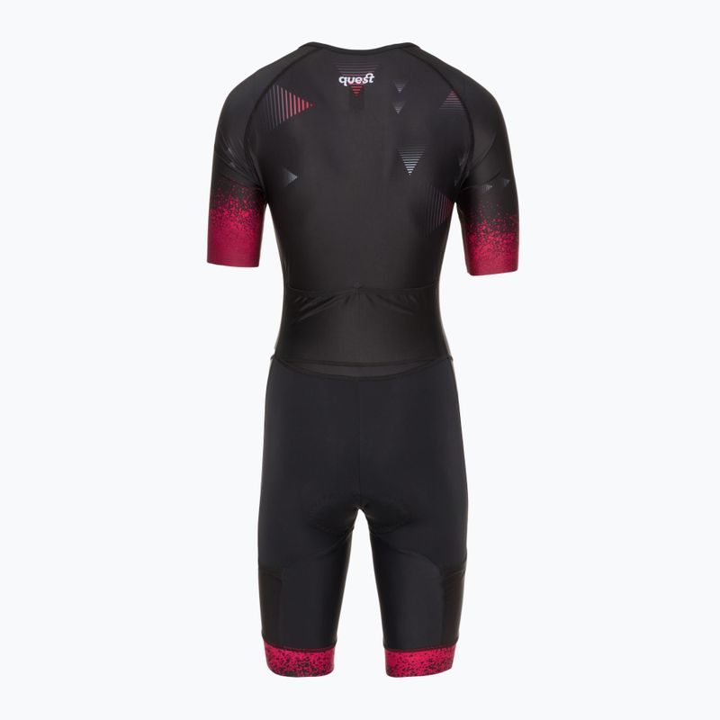 Tuta da triathlon donna Quest Aerofit Base W nero 2