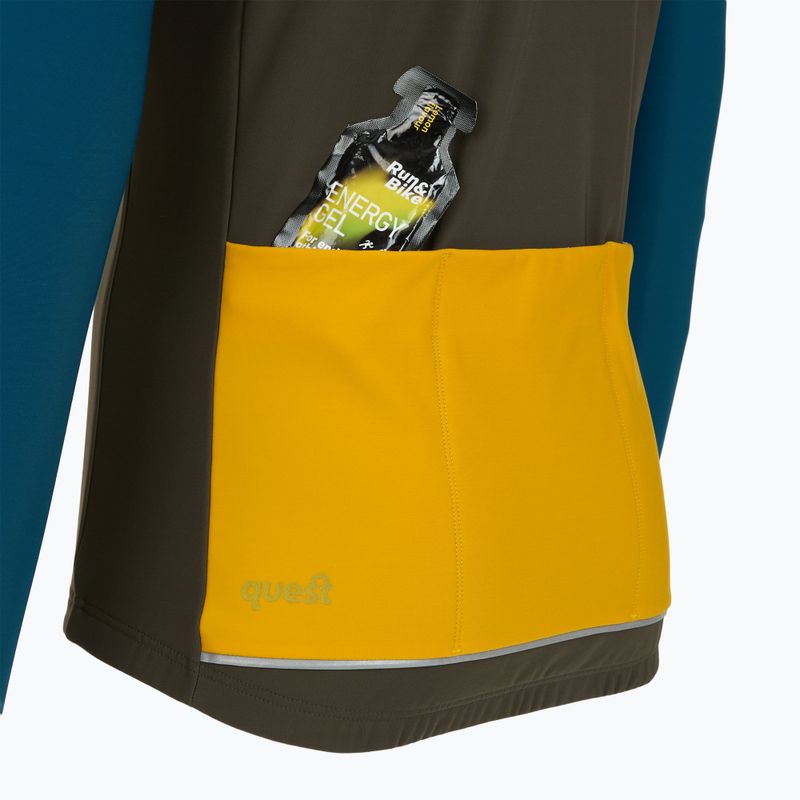 Felpa da uomo per ciclismo Quest Navigator green 4