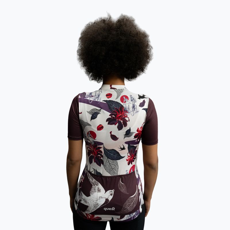 Maglia da ciclismo da donna Quest Retro Bike 3