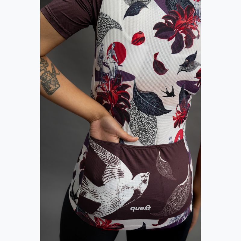 Maglia da ciclismo da donna Quest Retro Bike 7