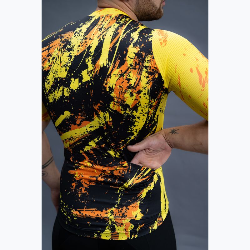 Maglietta da ciclismo da uomo Quest Tiger Dust 7