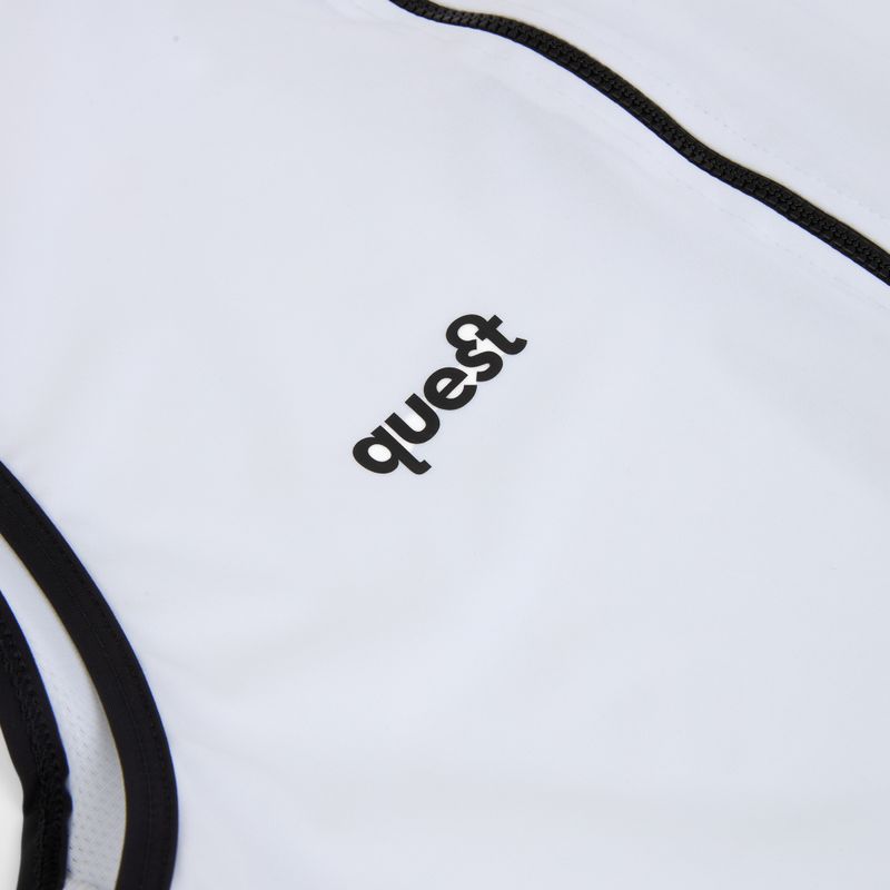 Gilet da ciclismo da uomo Quest Summer white 3