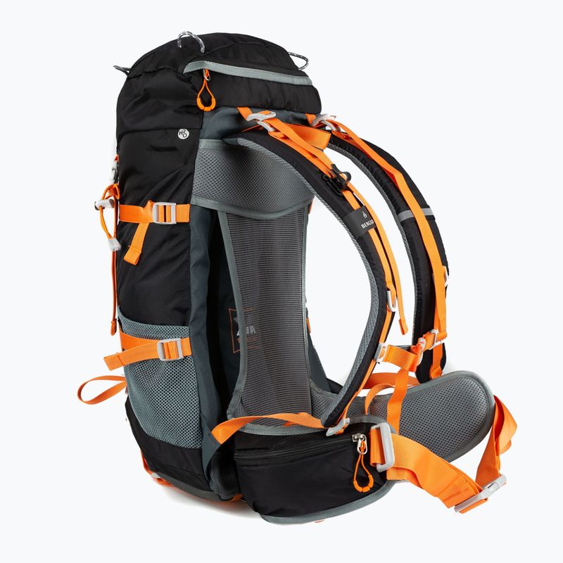 BERGSON Tunnebo 35 l nero/arancio zaino da trekking 4
