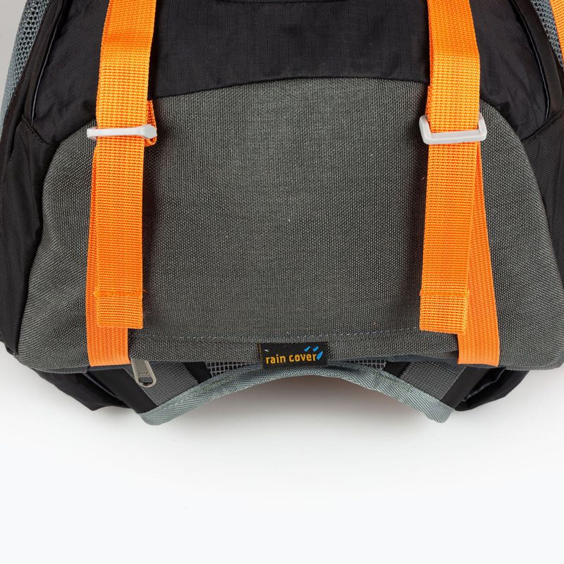 BERGSON Tunnebo 35 l nero/arancio zaino da trekking 8