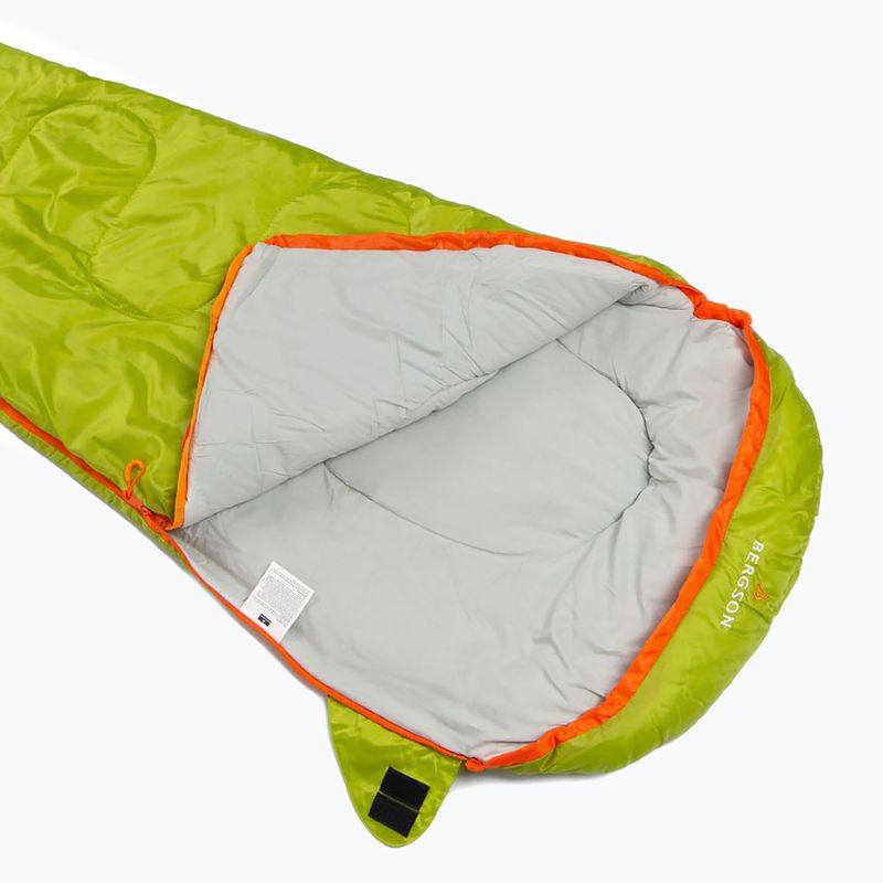 Sacco a pelo per bambini BERGSON Junior 300 verde grenoble 3