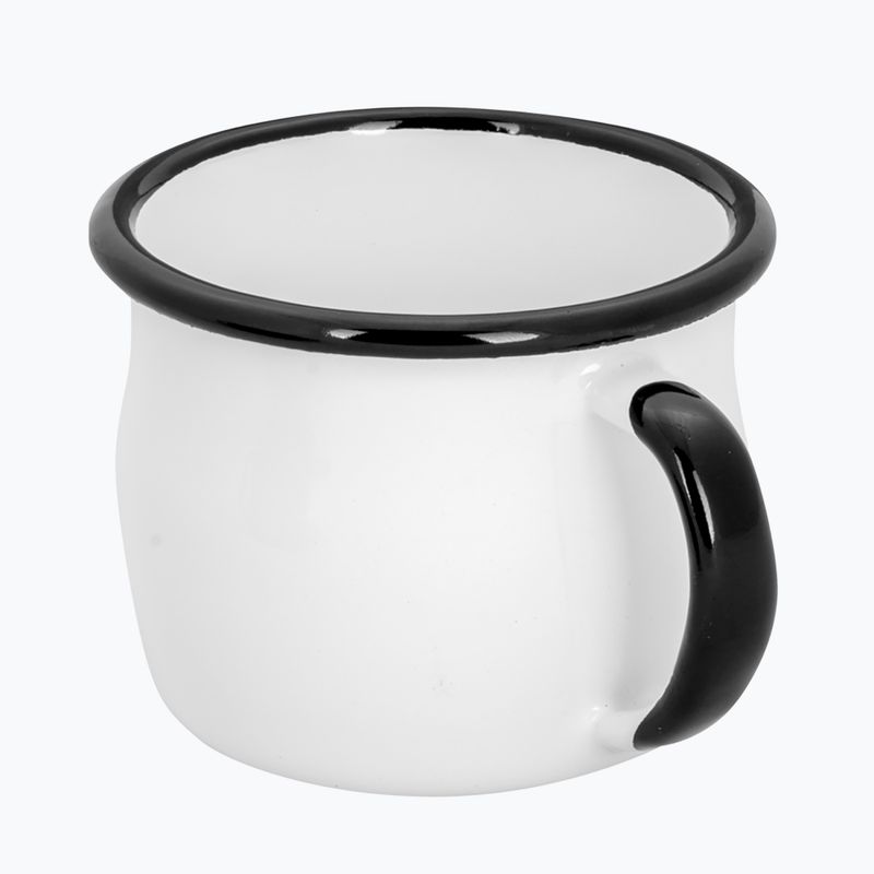 Tazza da viaggio Alpinus Enamelled White Lynx 2