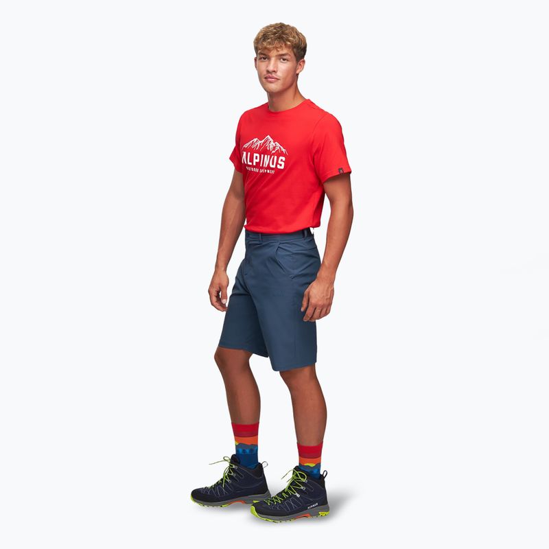 Alpinus Ferrera pantaloncini da trekking da uomo blu navy 2