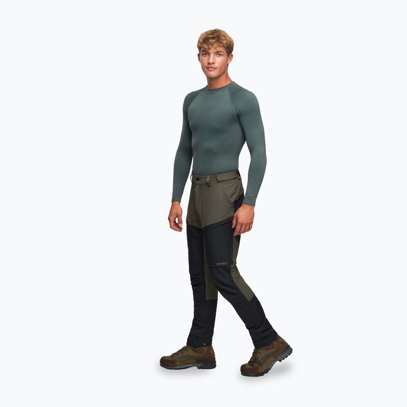 Pantaloni da trekking Alpinus Pular da uomo oliva/nero 2