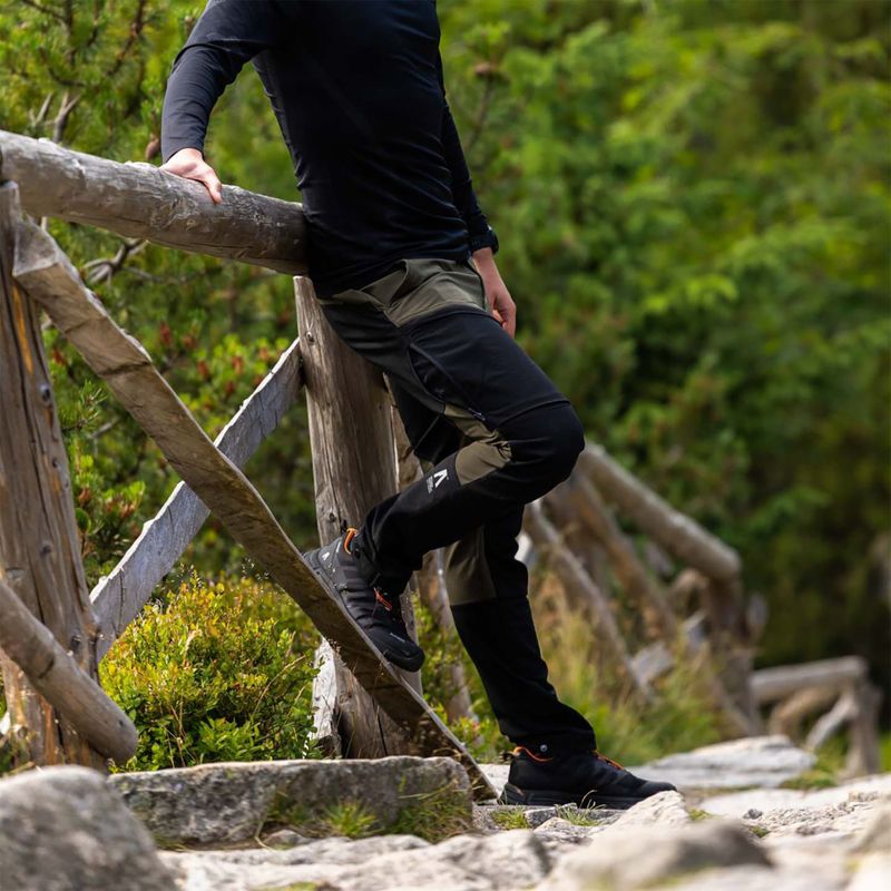 Pantaloni da trekking Alpinus Pular da uomo oliva/nero 6