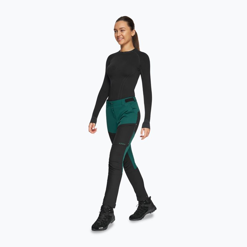 Pantaloni da trekking Alpinus Socompa donna verde 2