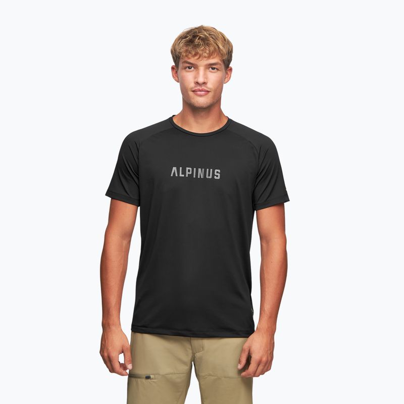 T-shirt Alpinus Dirfi uomo nero